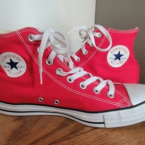 Converse Chuck Taylor All Star Red Hi-Tops Men's Sz 10 Women’s 12